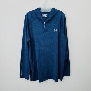Under Armour Blue Loose Fit Pullover Hoodie Men’s Size XXL